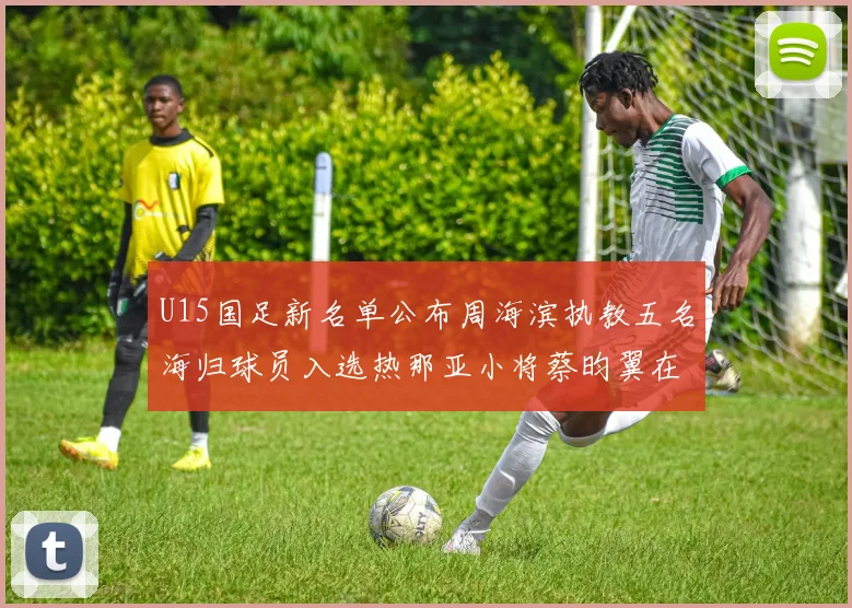U15国足新名单公布周海滨执教五名海归球员入选热那亚小将蔡昀翼在列